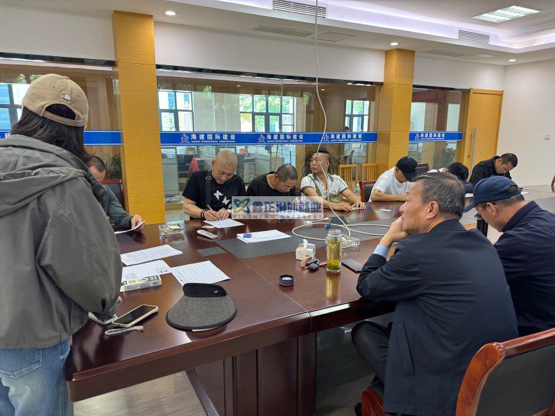 伊拉克项目面试现场