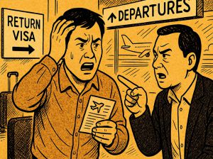 雇主忘记为我办理回国探亲往返签证，还导致我损失机票钱，该怎么办？