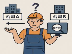 工友问答：跳槽到新的人力公司，为什么查不到上家公司？