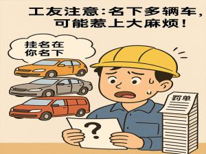 二手车别随便挂名！工友可能一夜变“替罪羊