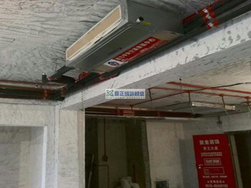 国企上海建工集团直招吉尔吉斯斯坦中央空调安装工